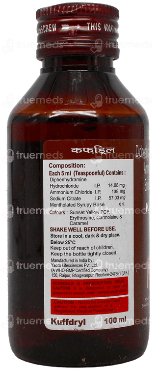 Kuffdryl Syrup 100Ml